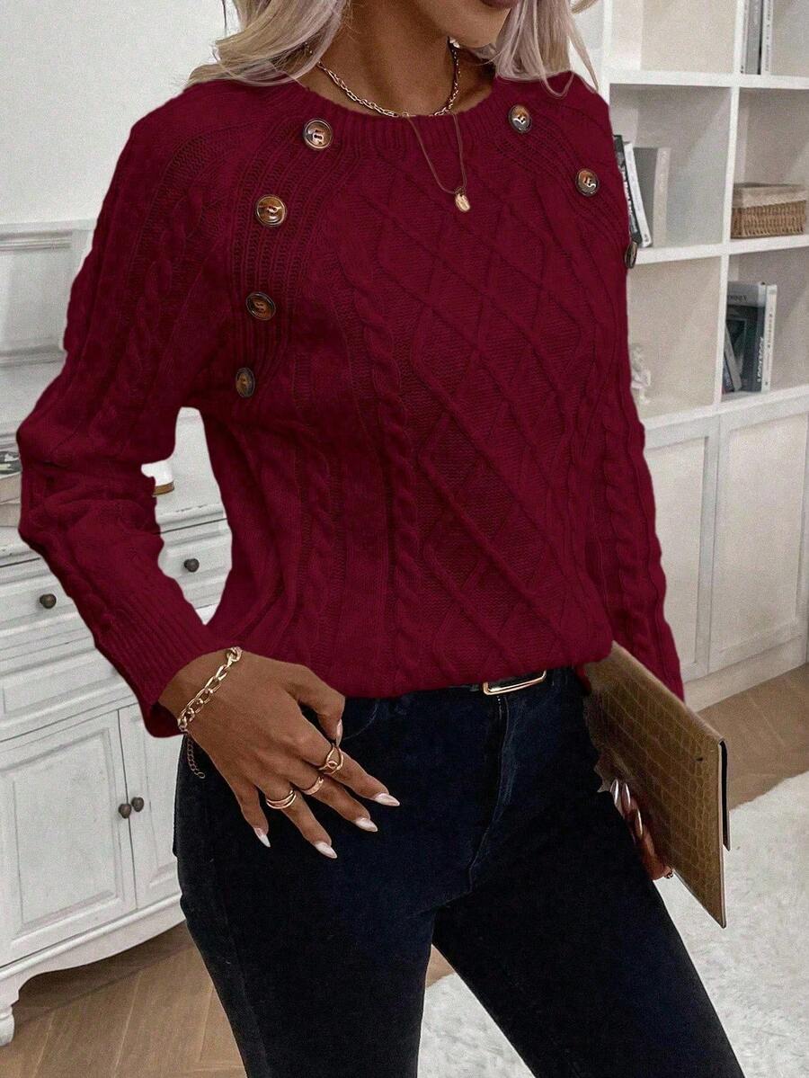 Francisca | Camisola de Malha com Botões - Ines Braga