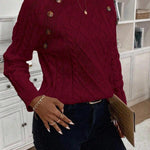 Francisca | Camisola de Malha com Botões - Ines Braga