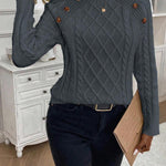 Francisca | Camisola de Malha com Botões - Ines Braga