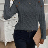 Francisca | Camisola de Malha com Botões - Ines Braga