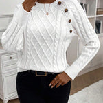 Francisca | Camisola de Malha com Botões - Ines Braga