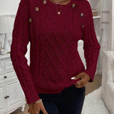 Francisca | Camisola de Malha com Botões - Ines Braga