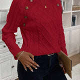 Francisca | Camisola de Malha com Botões - Ines Braga