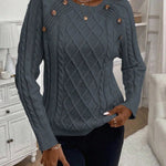 Francisca | Camisola de Malha com Botões - Ines Braga