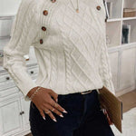 Francisca | Camisola de Malha com Botões - Ines Braga