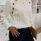 Francisca | Camisola de Malha com Botões - Ines Braga