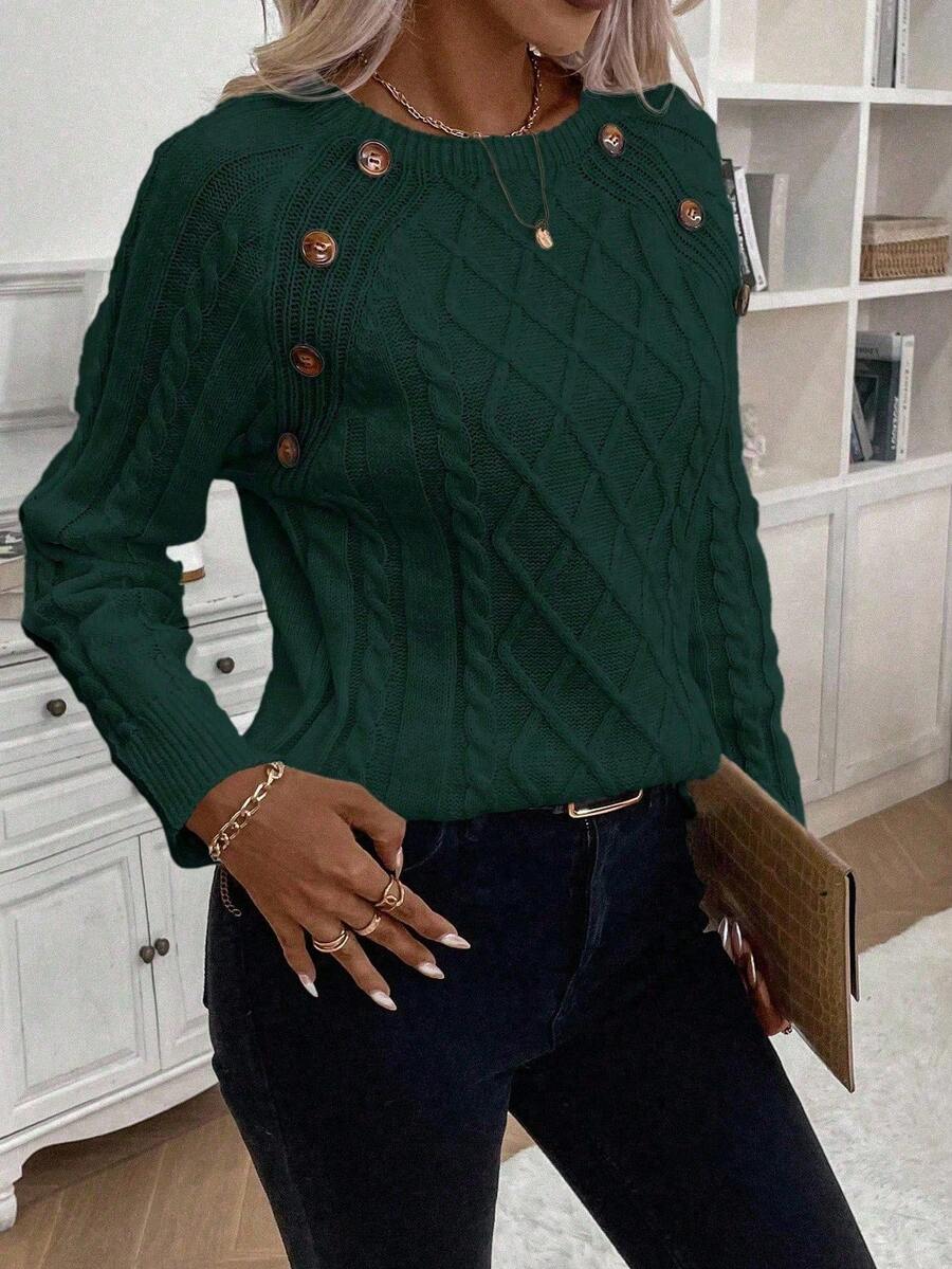 Francisca | Camisola de Malha com Botões - Ines Braga