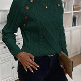 Francisca | Camisola de Malha com Botões - Ines Braga