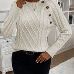 Francisca | Camisola de Malha com Botões - Ines Braga