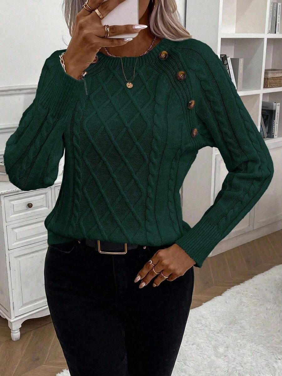 Francisca | Camisola de Malha com Botões - Ines Braga