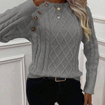 Francisca | Camisola de Malha com Botões - Ines Braga