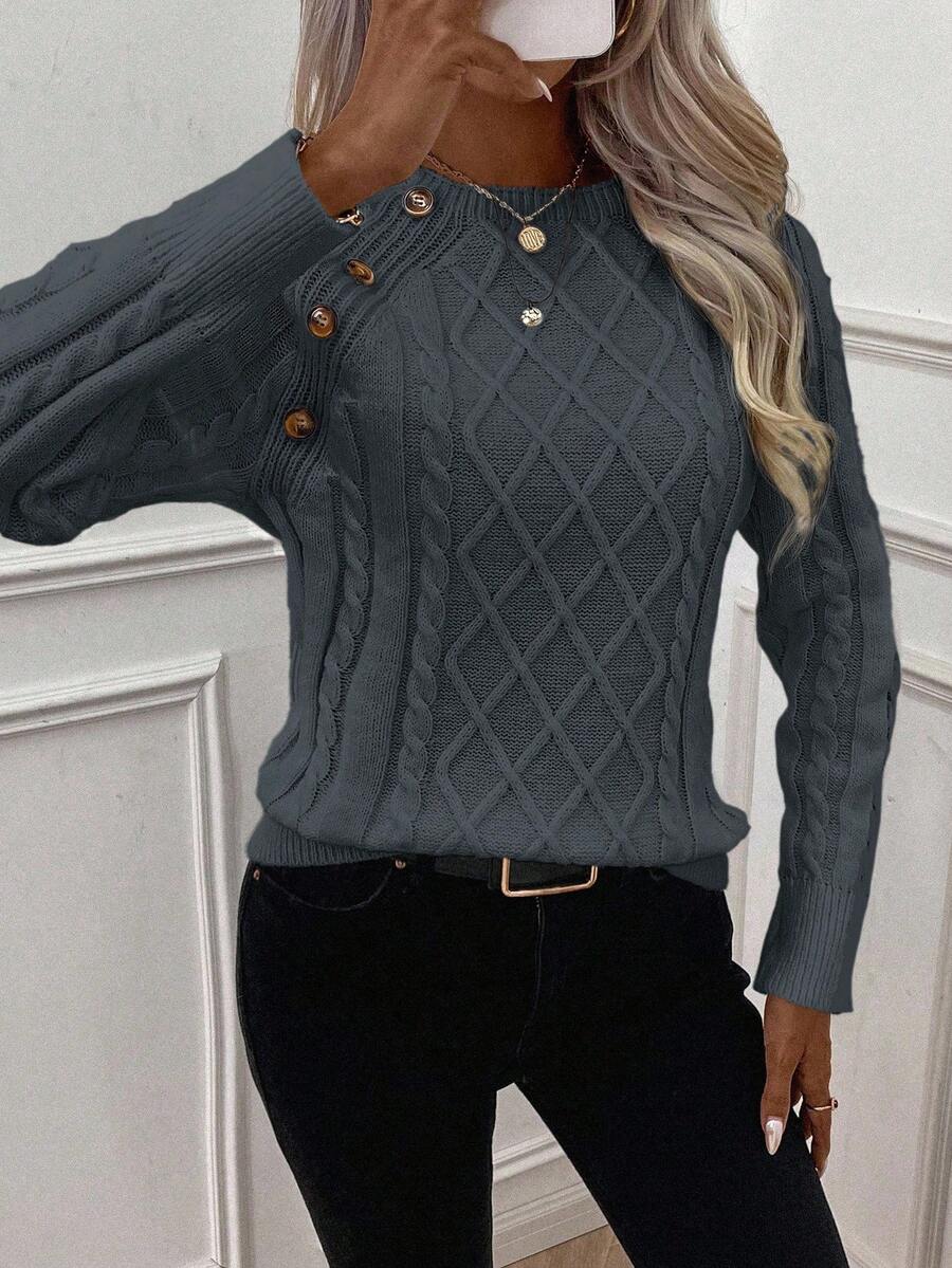 Francisca | Camisola de Malha com Botões - Ines Braga