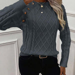 Francisca | Camisola de Malha com Botões - Ines Braga