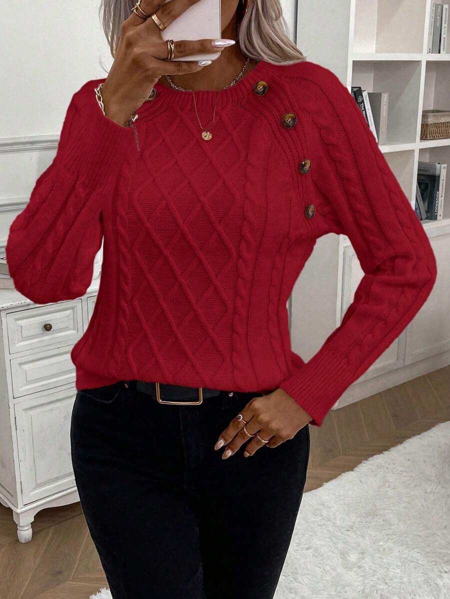 Francisca | Camisola de Malha com Botões - Ines Braga