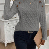 Francisca | Camisola de Malha com Botões - Ines Braga