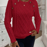 Francisca | Camisola de Malha com Botões - Ines Braga