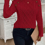 Francisca | Camisola de Malha com Botões - Ines Braga