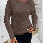 Francisca | Camisola de Malha com Botões - Ines Braga