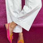 Frendessa | Bailarinas com franjas e tira no tornozelo - Ines Braga