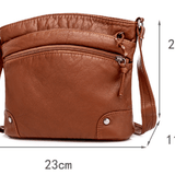 Freya | Bolsa de Ombro em Couro Legítimo com Conforto - Ines Braga