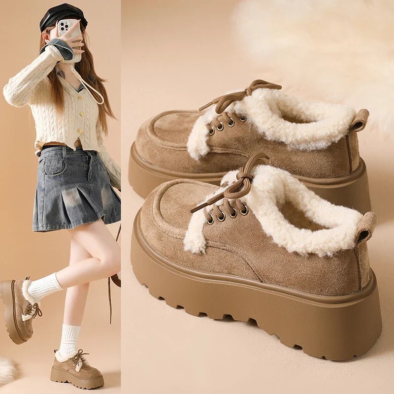 Gabriela | Botas de Inverno com elevação e charme natural - Ines Braga