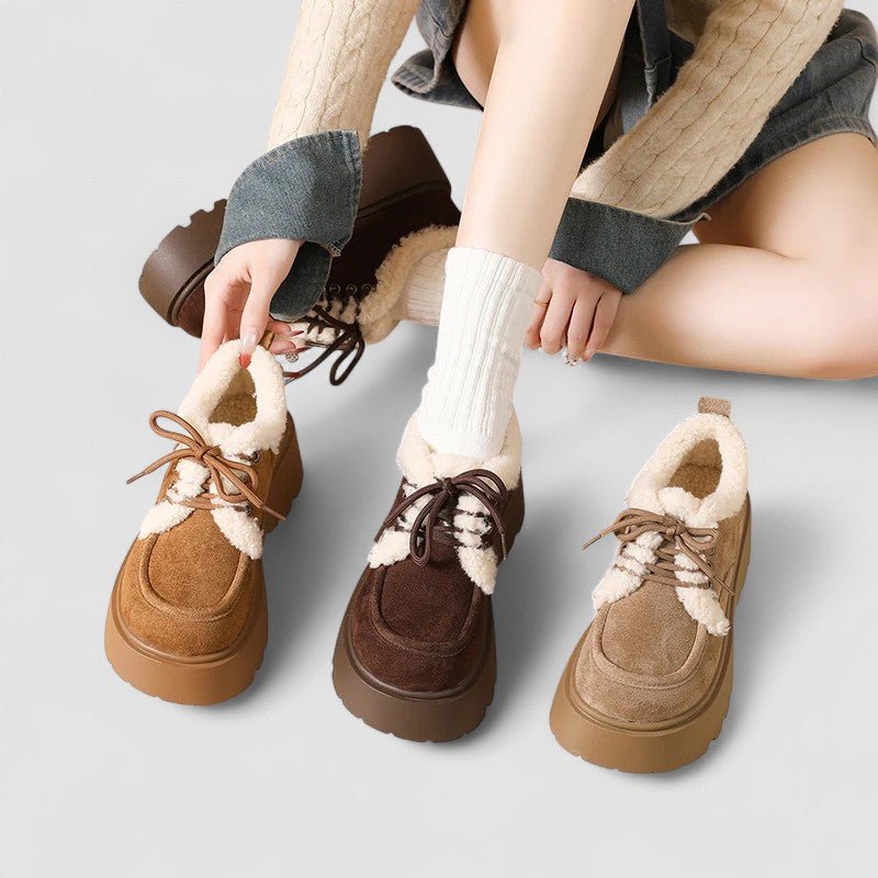 Gabriela | Botas de Inverno com elevação e charme natural - Ines Braga