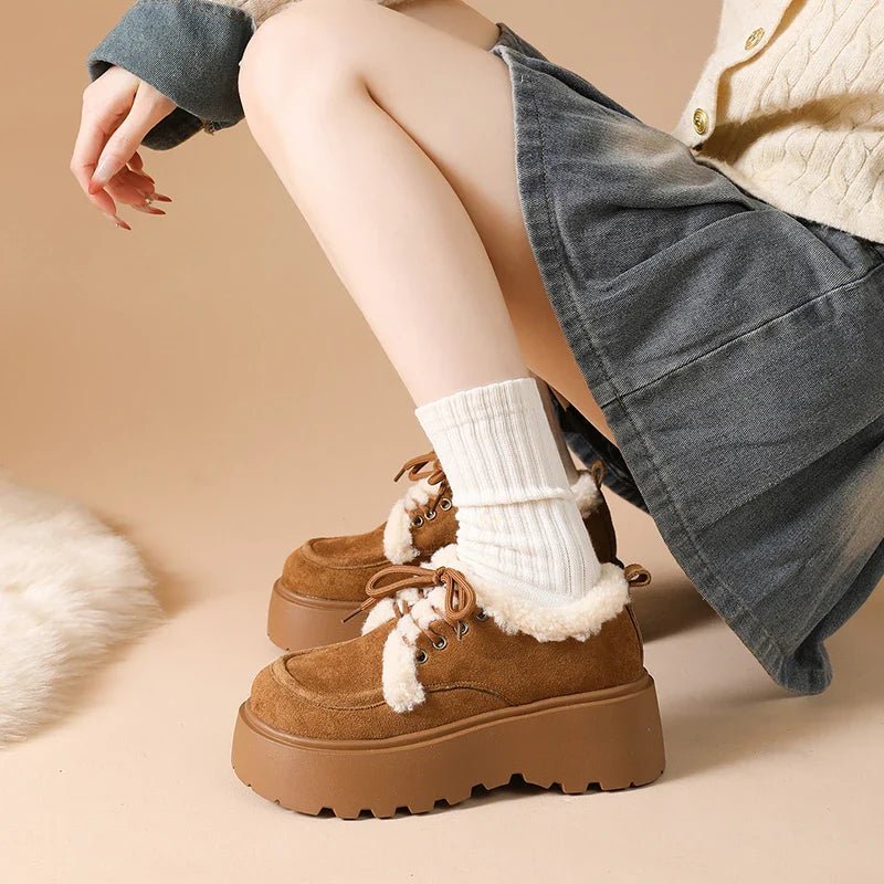 Gabriela | Botas de Inverno com elevação e charme natural - Ines Braga