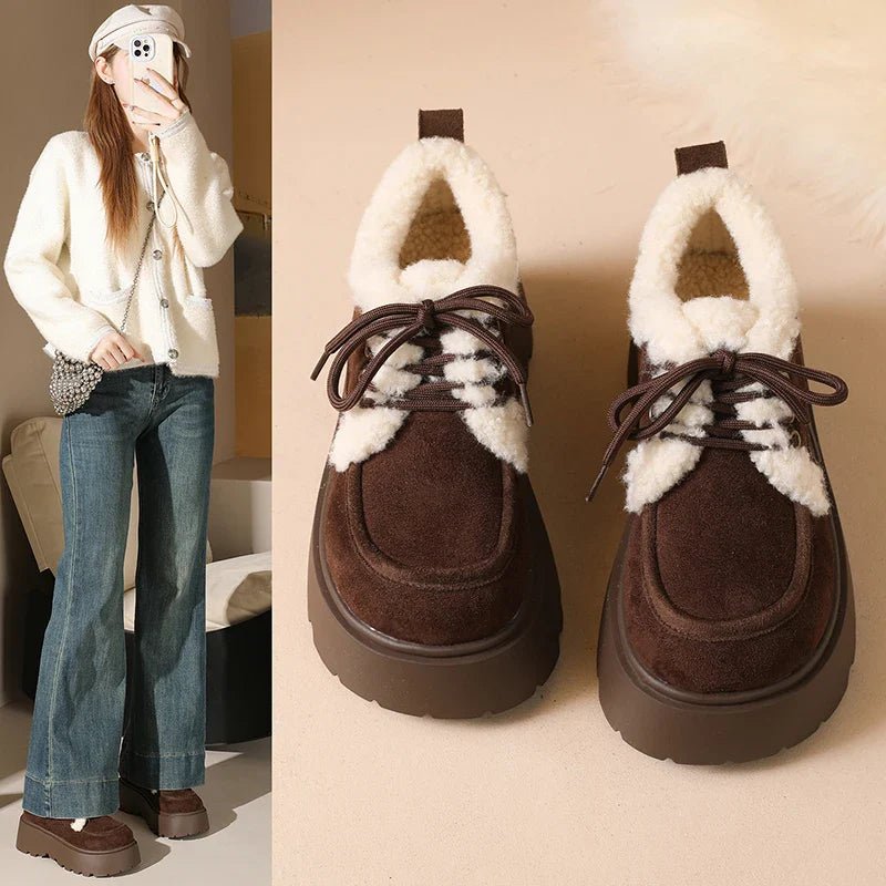 Gabriela | Botas de Inverno com elevação e charme natural - Ines Braga