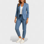 Gabriela - Conjunto Elegante com Casaco e Calças - Ines Braga