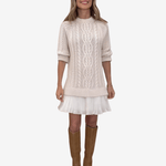 Gaely™ – Vestido de Malha com Toque Feminino - Ines Braga