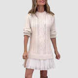 Gaely™ – Vestido de Malha com Toque Feminino - Ines Braga