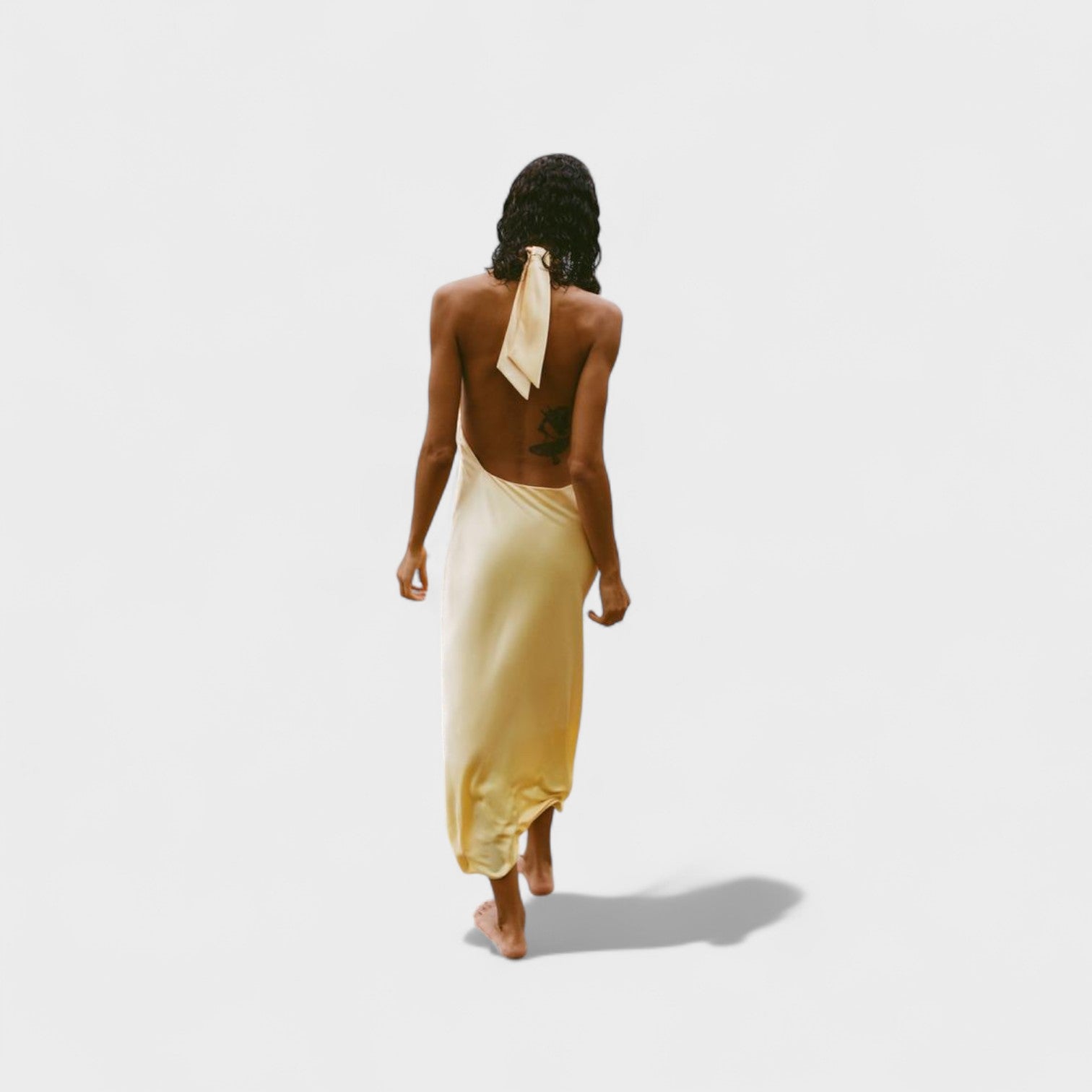 Gala – Vestido Halter Satinado - Ines Braga