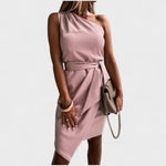 Hannah | Vestido Moderno De Um Ombro Só - Ines Braga