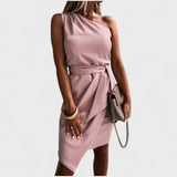 Hannah | Vestido Moderno De Um Ombro Só - Ines Braga