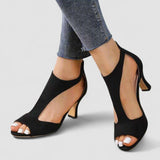 Heidrun | Sandálias elegantes e confortáveis com salto - Ines Braga