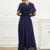 Helena | Vestido Helena Midi Formal com Decote em V - Ines Braga