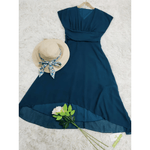 Helena | Vestido Helena Midi Formal com Decote em V - Ines Braga