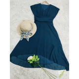 Helena | Vestido Helena Midi Formal com Decote em V - Ines Braga