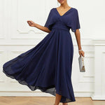 Helena | Vestido Helena Midi Formal com Decote em V - Ines Braga