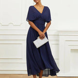 Helena | Vestido Helena Midi Formal com Decote em V - Ines Braga