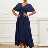 Helena | Vestido Helena Midi Formal com Decote em V - Ines Braga