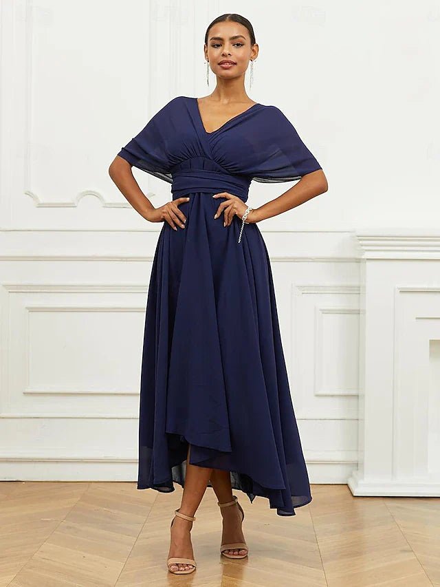 Helena | Vestido Helena Midi Formal com Decote em V - Ines Braga