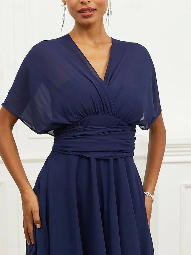 Helena | Vestido Helena Midi Formal com Decote em V - Ines Braga