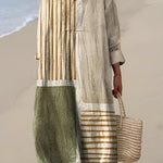 Imelda | Elegante vestido geométrico - Ines Braga