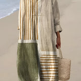 Imelda | Elegante vestido geométrico - Ines Braga