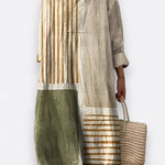 Imelda | Elegante vestido geométrico - Ines Braga