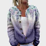 Inês - Cardigan Floral de Outono - Ines Braga