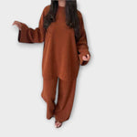 Ingrid – Conjunto Plus Size de Estilo Acanalado - Ines Braga