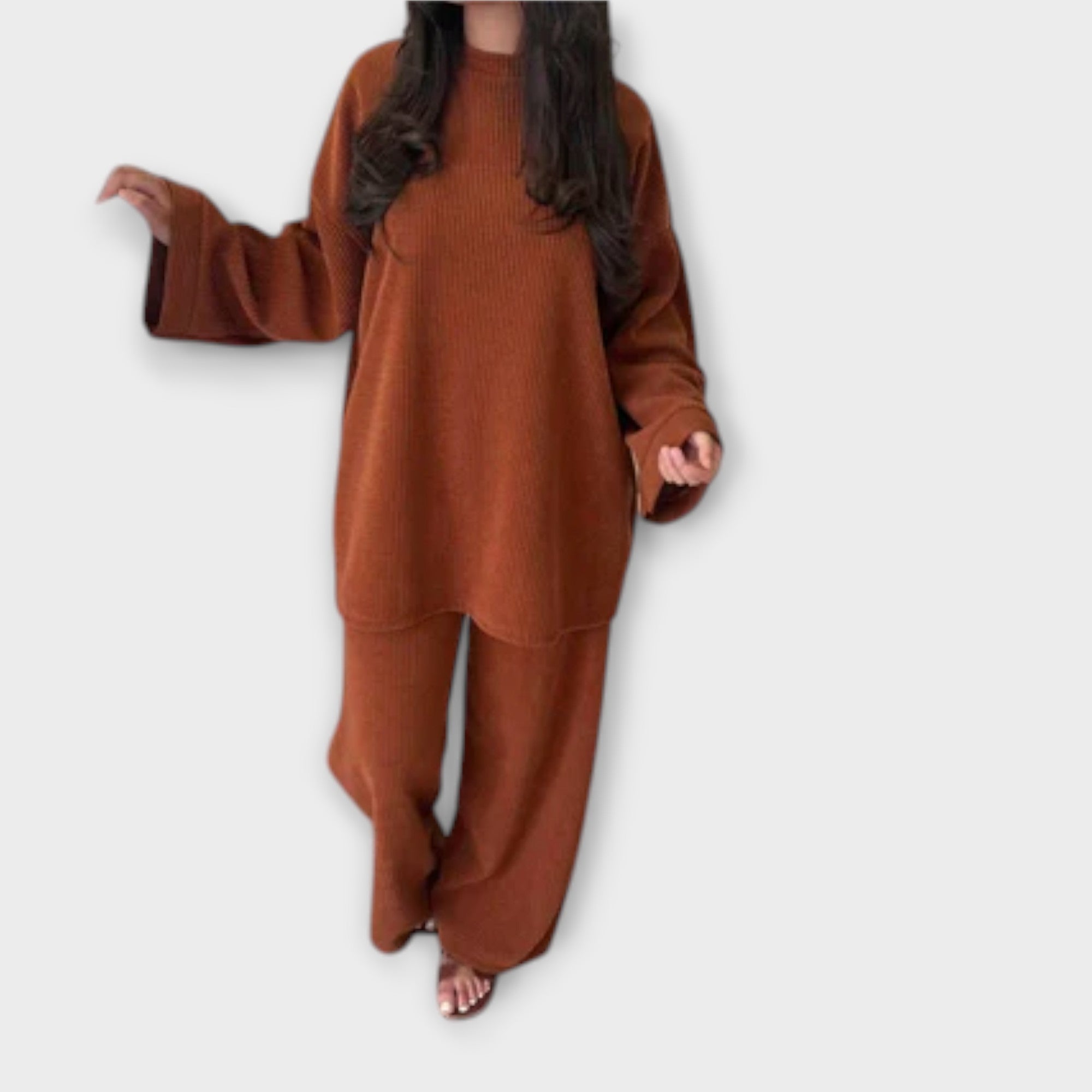 Ingrid – Conjunto Plus Size de Estilo Acanalado - Ines Braga