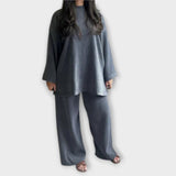 Ingrid – Conjunto Plus Size de Estilo Acanalado - Ines Braga